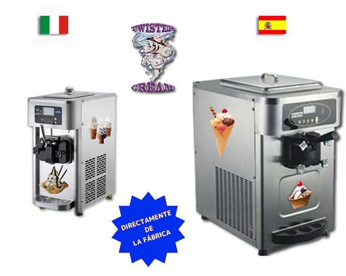 Mini Maquina para Helado & Yogurt Espresso, Crema Café, Granizos y sorbetes